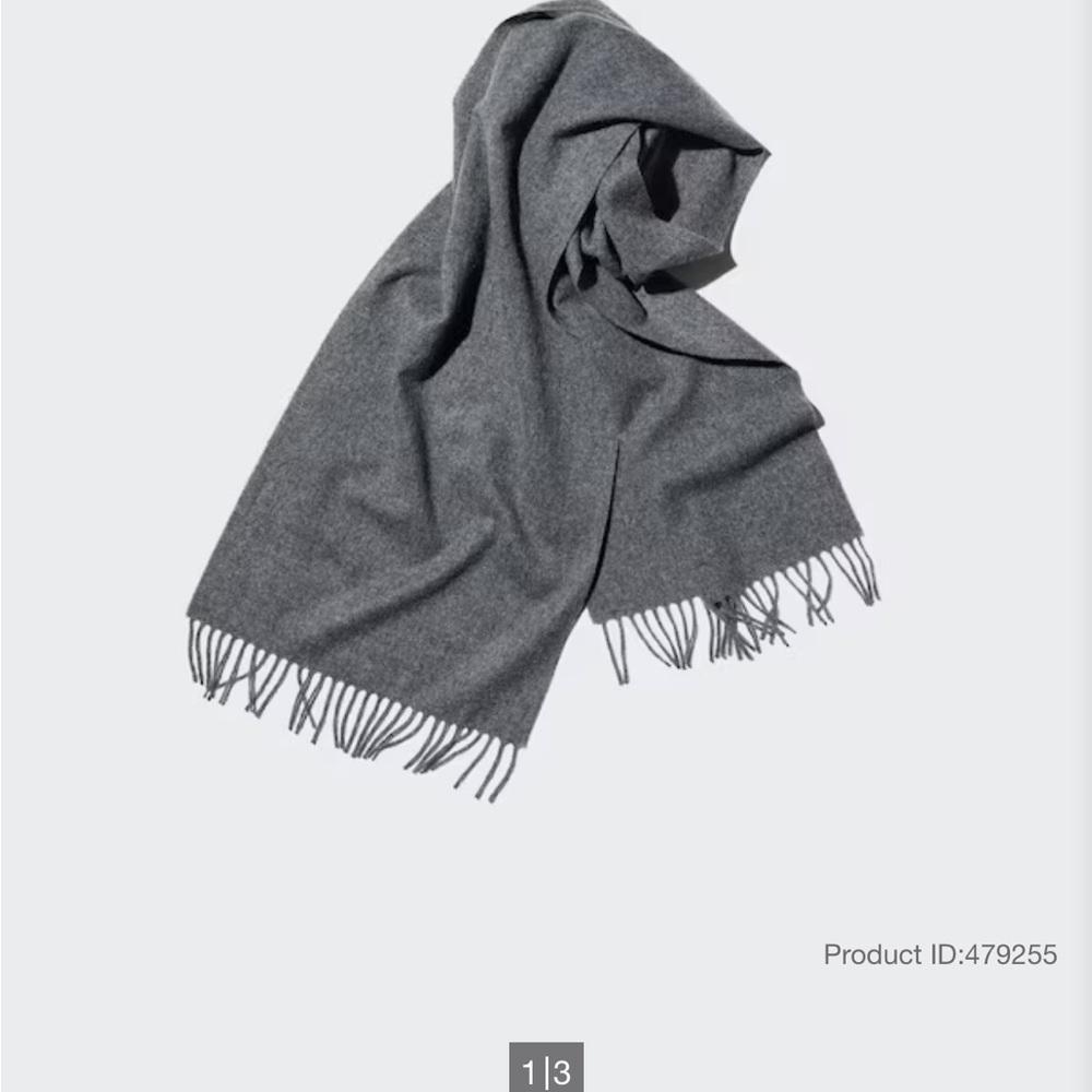 Uniqlo Charcoal Cashmere Sweater